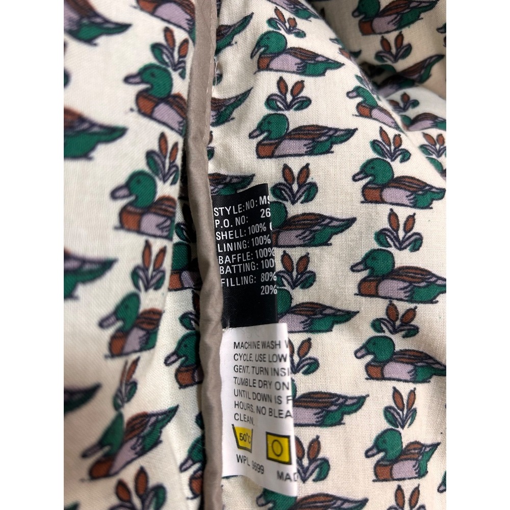 Vintage 90's Pacific Trail Puffer Vest Jacket Men's size L Full Zip Duck Down a5 - Picture 7 of 11